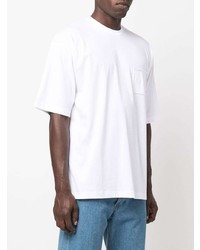 T-shirt girocollo bianca di Philippe Model Paris