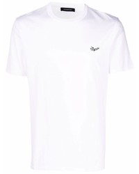 T-shirt girocollo bianca di Ermenegildo Zegna