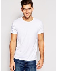 T-shirt girocollo bianca di Esprit