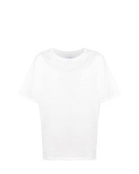 T-shirt girocollo bianca di Facetasm
