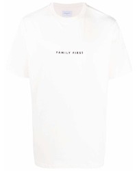 T-shirt girocollo bianca di Family First
