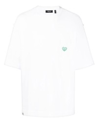 T-shirt girocollo bianca di FIVE CM