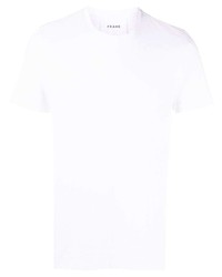 T-shirt girocollo bianca di Frame