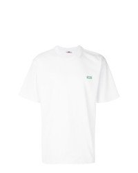 T-shirt girocollo bianca di Gcds