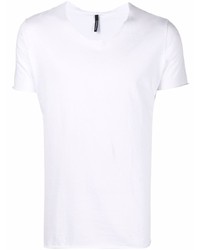 T-shirt girocollo bianca di Giorgio Brato