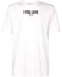 T-shirt girocollo bianca di Givenchy