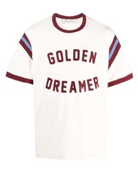 T-shirt girocollo bianca di Golden Goose