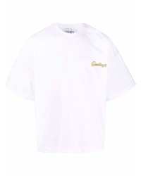 T-shirt girocollo bianca di goodboy