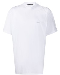 T-shirt girocollo bianca di Haider Ackermann