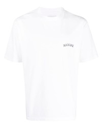 T-shirt girocollo bianca di Haikure