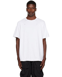 T-shirt girocollo bianca di Heliot Emil