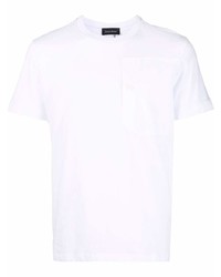 T-shirt girocollo bianca di Herno