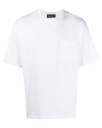T-shirt girocollo bianca di Herno