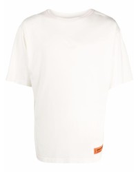 T-shirt girocollo bianca di Heron Preston