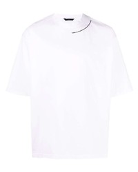 T-shirt girocollo bianca di Hevo