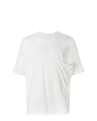 T-shirt girocollo bianca di Isabel Benenato