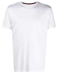 T-shirt girocollo bianca di Isaia