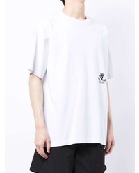 T-shirt girocollo bianca di Stampd