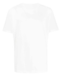 T-shirt girocollo bianca di Issey Miyake