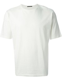 T-shirt girocollo bianca di Issey Miyake
