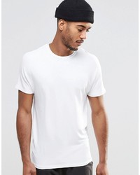 T-shirt girocollo bianca di Jack and Jones