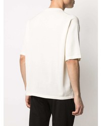 T-shirt girocollo bianca di Nuur