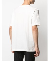 T-shirt girocollo bianca di Roberto Collina