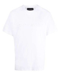 T-shirt girocollo bianca di John Richmond