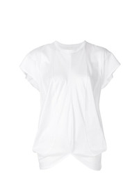 T-shirt girocollo bianca di Junya Watanabe