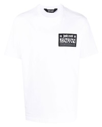 T-shirt girocollo bianca di Just Cavalli