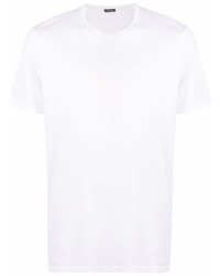 T-shirt girocollo bianca di Kiton