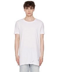 T-shirt girocollo bianca di Ksubi