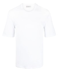 T-shirt girocollo bianca di Laneus