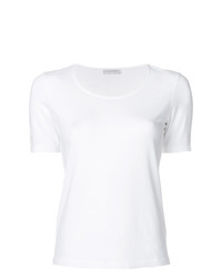 T-shirt girocollo bianca di Le Tricot Perugia
