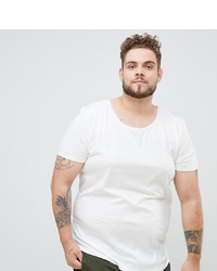 T-shirt girocollo bianca di Lee