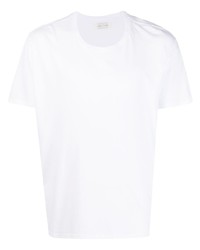 T-shirt girocollo bianca di Les Tien