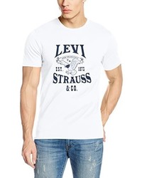 T-shirt girocollo bianca di Levi's