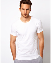 T-shirt girocollo bianca di Levis