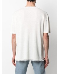 T-shirt girocollo bianca di Alanui