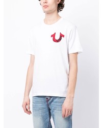 T-shirt girocollo bianca di True Religion