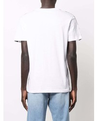 T-shirt girocollo bianca di Calvin Klein Jeans