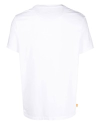 T-shirt girocollo bianca di Timberland