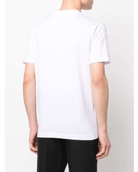 T-shirt girocollo bianca di Les Hommes