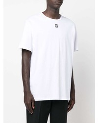 T-shirt girocollo bianca di Balmain