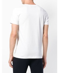 T-shirt girocollo bianca di Calvin Klein Jeans