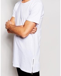 T-shirt girocollo bianca di Selected