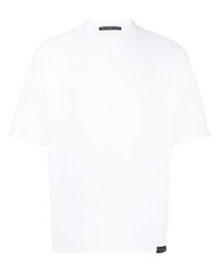 T-shirt girocollo bianca di Low Brand