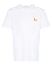 T-shirt girocollo bianca di MAISON KITSUNÉ