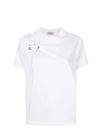 T-shirt girocollo bianca di MAISON KITSUNE