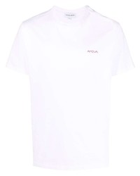 T-shirt girocollo bianca di Maison Labiche